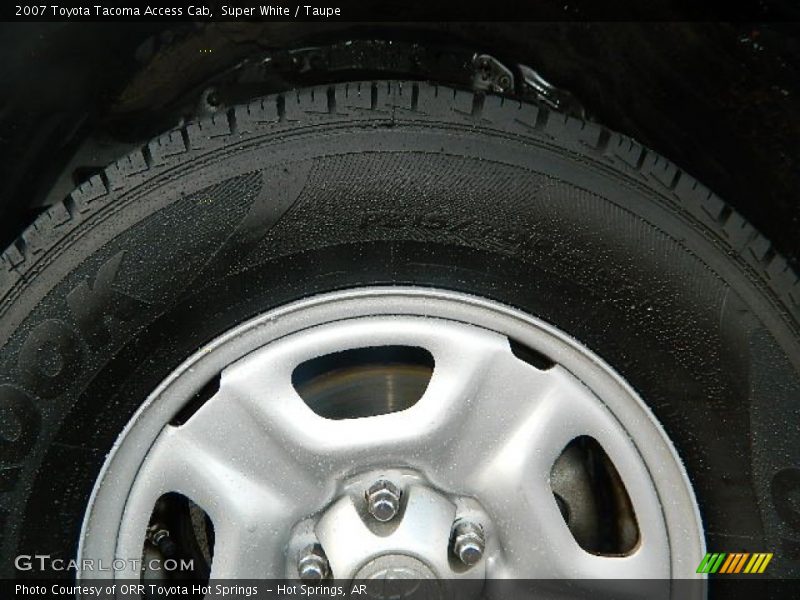 Super White / Taupe 2007 Toyota Tacoma Access Cab