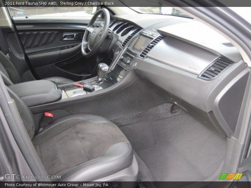  2011 Taurus SHO AWD Charcoal Black Interior