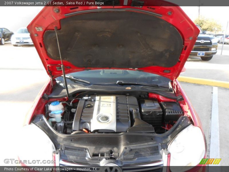 Salsa Red / Pure Beige 2007 Volkswagen Jetta 2.0T Sedan