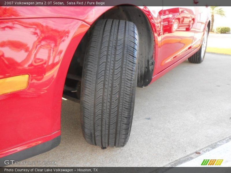 Salsa Red / Pure Beige 2007 Volkswagen Jetta 2.0T Sedan
