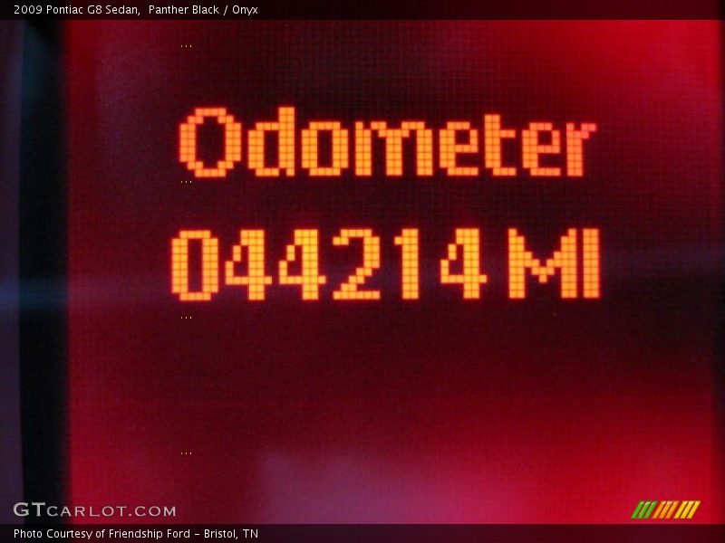 Panther Black / Onyx 2009 Pontiac G8 Sedan