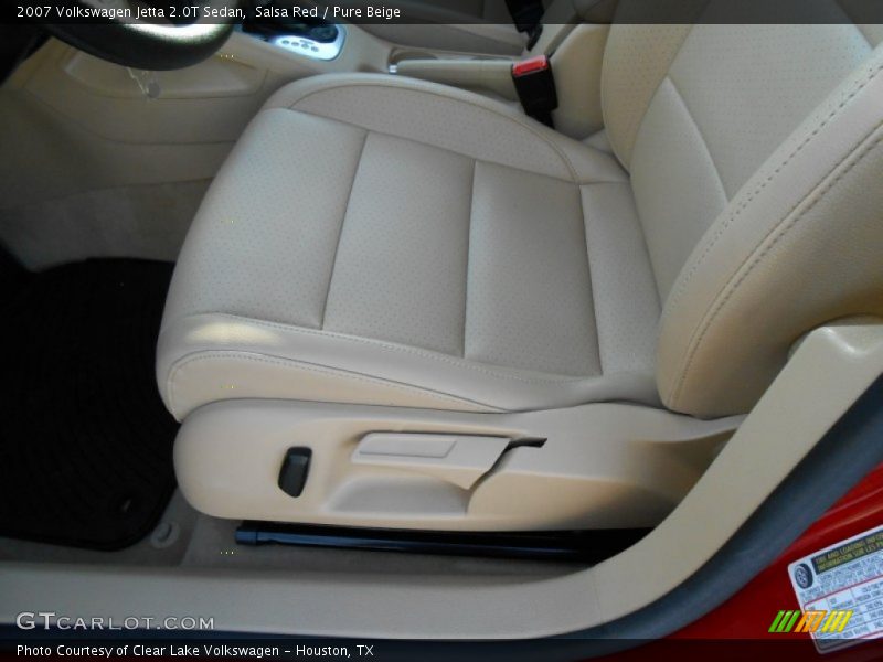 Salsa Red / Pure Beige 2007 Volkswagen Jetta 2.0T Sedan
