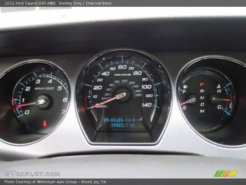  2011 Taurus SHO AWD SHO AWD Gauges
