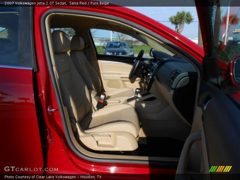 Salsa Red / Pure Beige 2007 Volkswagen Jetta 2.0T Sedan