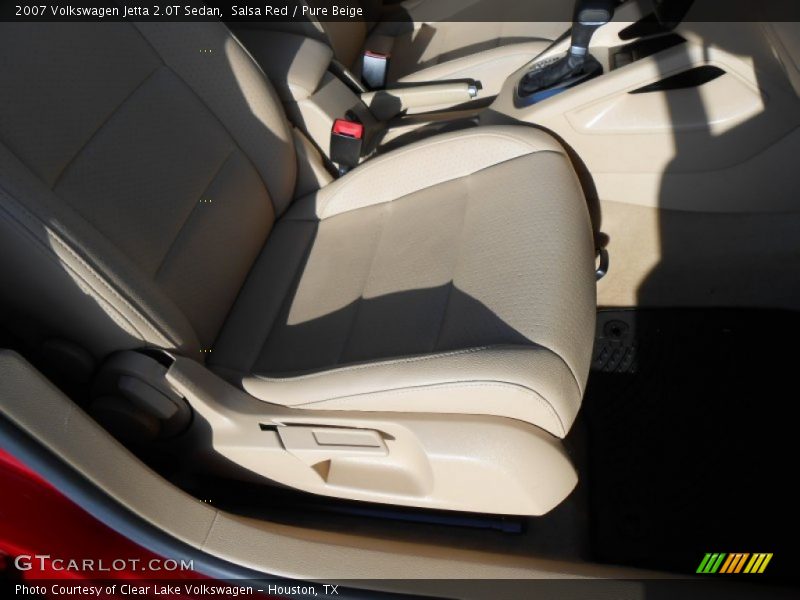 Salsa Red / Pure Beige 2007 Volkswagen Jetta 2.0T Sedan