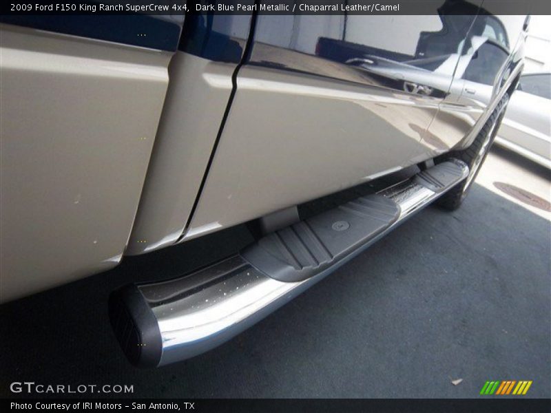 Dark Blue Pearl Metallic / Chaparral Leather/Camel 2009 Ford F150 King Ranch SuperCrew 4x4