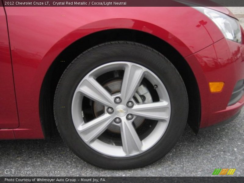 Crystal Red Metallic / Cocoa/Light Neutral 2012 Chevrolet Cruze LT
