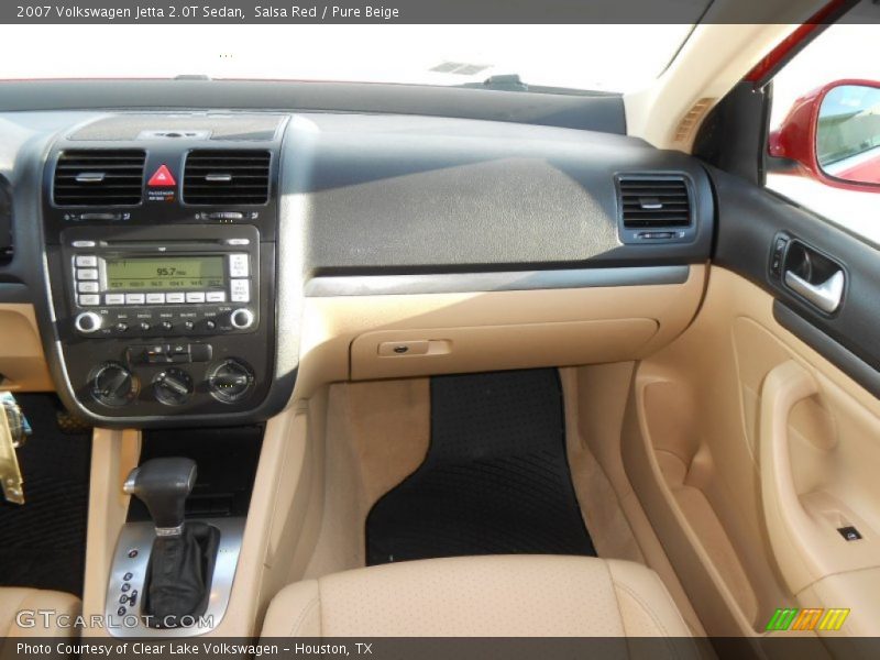 Salsa Red / Pure Beige 2007 Volkswagen Jetta 2.0T Sedan