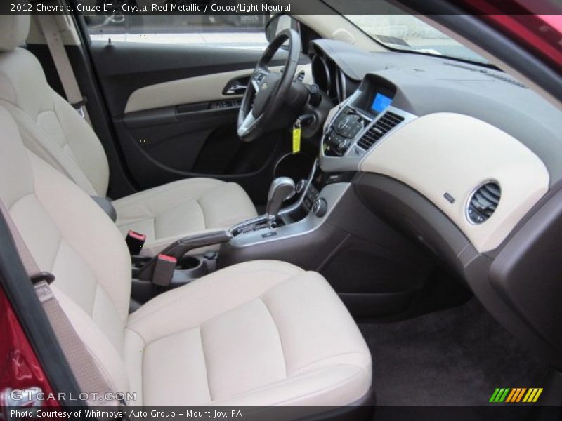 Crystal Red Metallic / Cocoa/Light Neutral 2012 Chevrolet Cruze LT