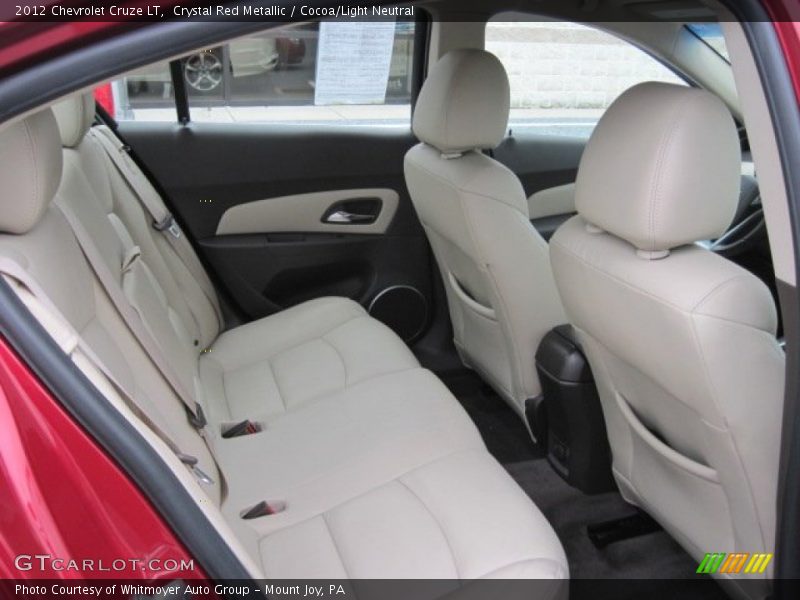 Crystal Red Metallic / Cocoa/Light Neutral 2012 Chevrolet Cruze LT