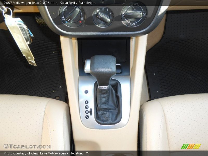 Salsa Red / Pure Beige 2007 Volkswagen Jetta 2.0T Sedan