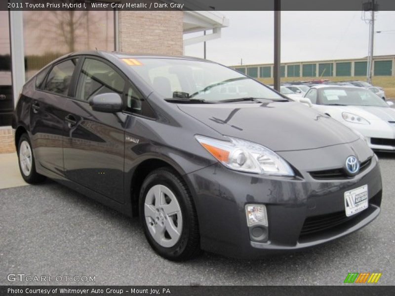 Winter Gray Metallic / Dark Gray 2011 Toyota Prius Hybrid I