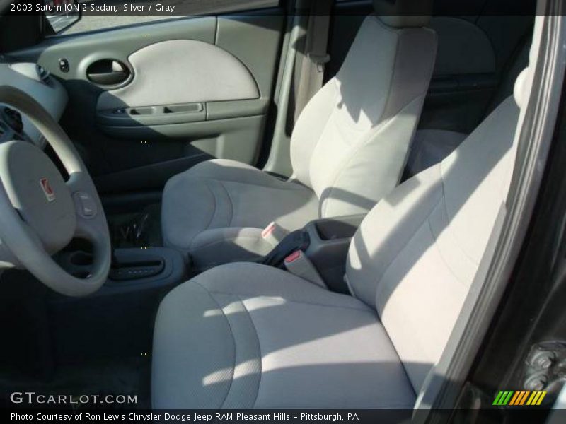 Silver / Gray 2003 Saturn ION 2 Sedan