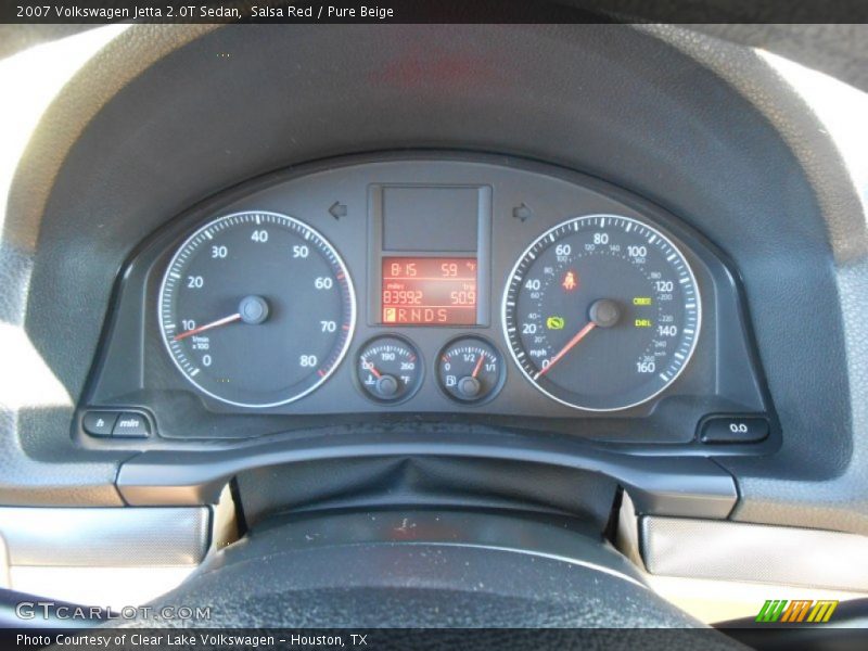 Salsa Red / Pure Beige 2007 Volkswagen Jetta 2.0T Sedan