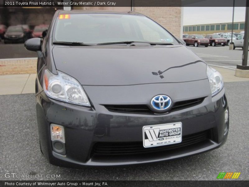 Winter Gray Metallic / Dark Gray 2011 Toyota Prius Hybrid I