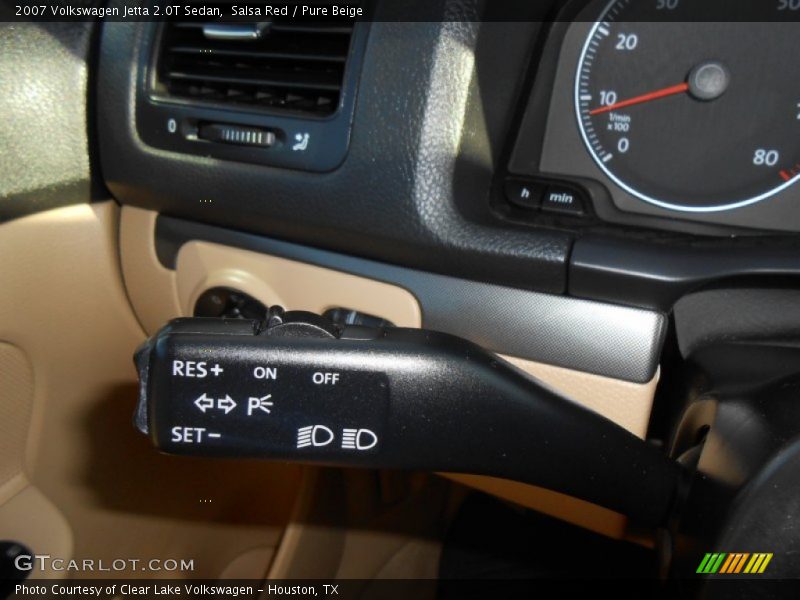 Salsa Red / Pure Beige 2007 Volkswagen Jetta 2.0T Sedan