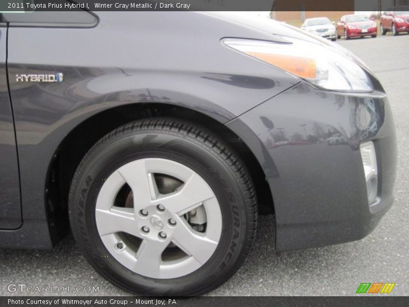 Winter Gray Metallic / Dark Gray 2011 Toyota Prius Hybrid I