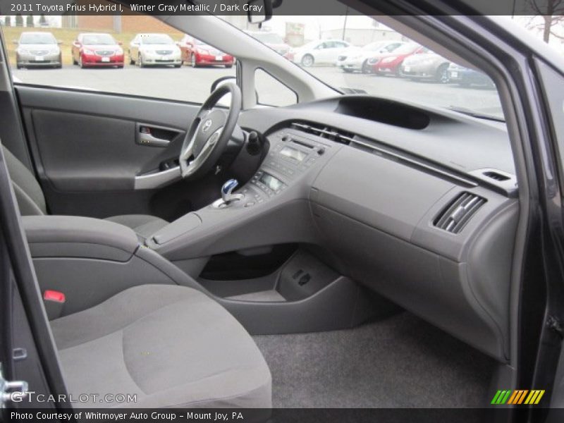 Winter Gray Metallic / Dark Gray 2011 Toyota Prius Hybrid I