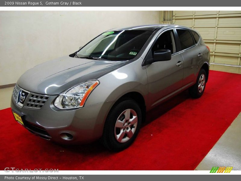 Gotham Gray / Black 2009 Nissan Rogue S