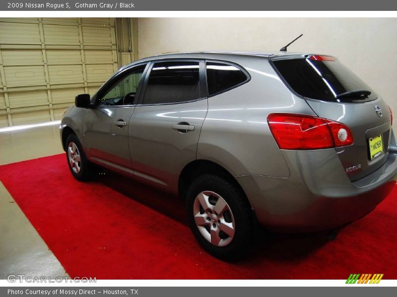 Gotham Gray / Black 2009 Nissan Rogue S
