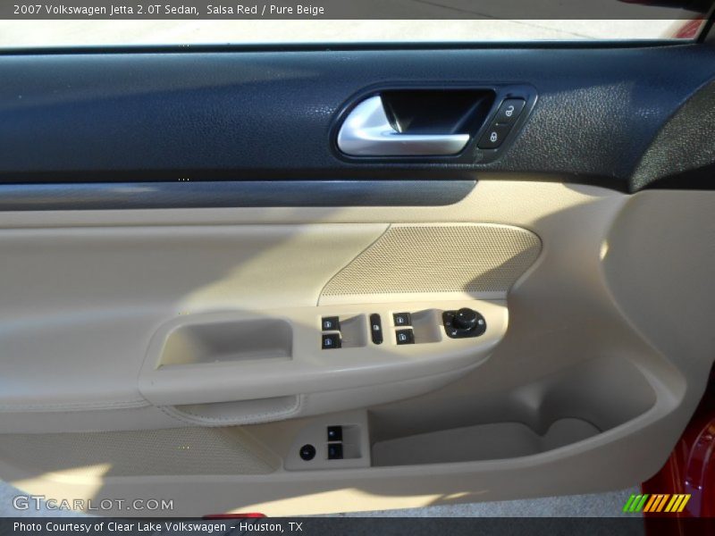 Salsa Red / Pure Beige 2007 Volkswagen Jetta 2.0T Sedan
