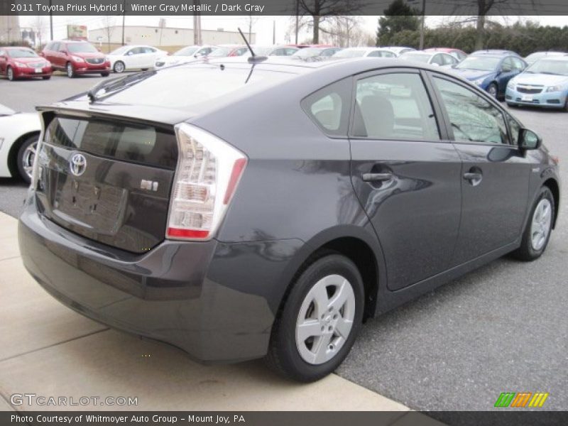 Winter Gray Metallic / Dark Gray 2011 Toyota Prius Hybrid I