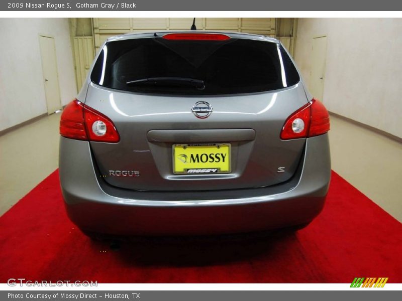 Gotham Gray / Black 2009 Nissan Rogue S