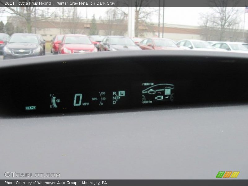 Winter Gray Metallic / Dark Gray 2011 Toyota Prius Hybrid I