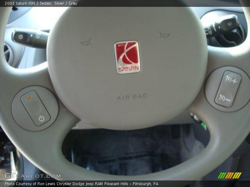 Silver / Gray 2003 Saturn ION 2 Sedan