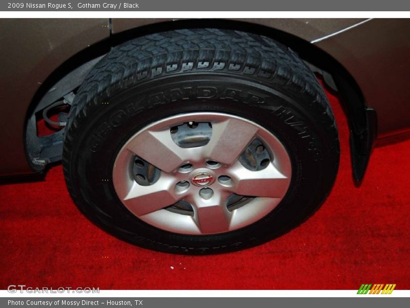Gotham Gray / Black 2009 Nissan Rogue S