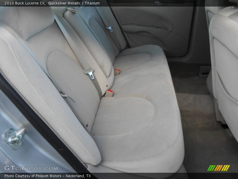 Rear Seat of 2010 Lucerne CX
