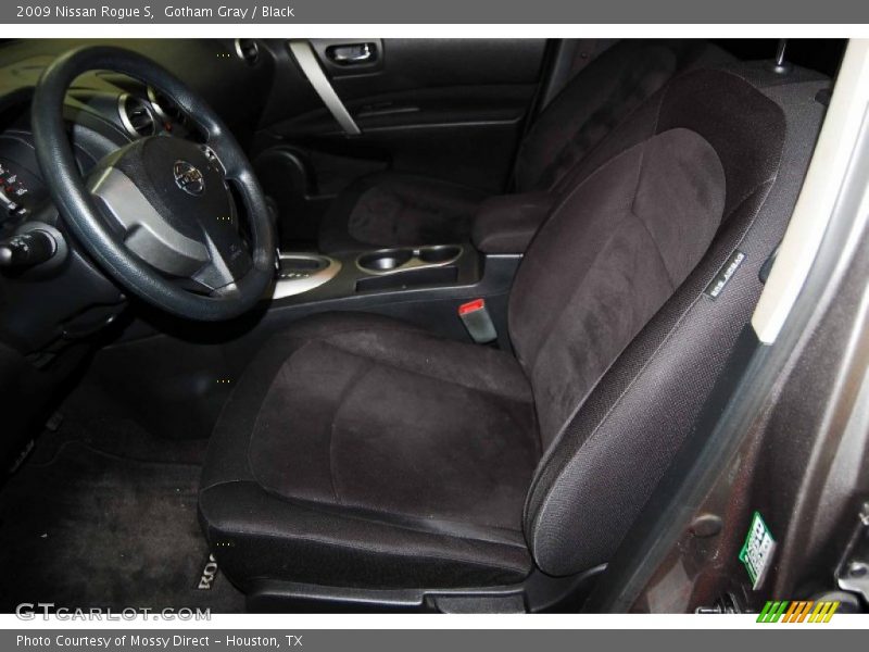 Gotham Gray / Black 2009 Nissan Rogue S