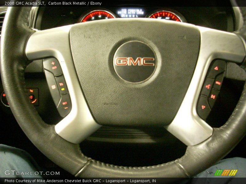 Carbon Black Metallic / Ebony 2008 GMC Acadia SLT