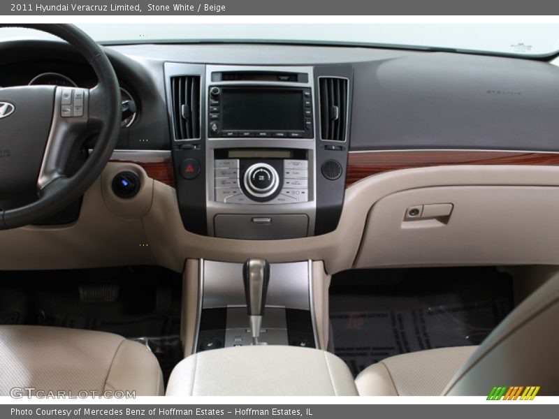 Stone White / Beige 2011 Hyundai Veracruz Limited