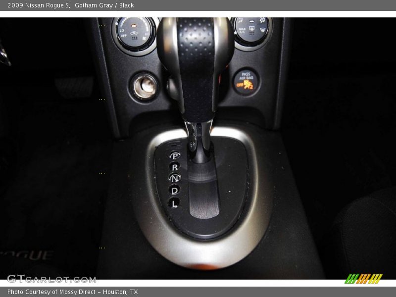 Gotham Gray / Black 2009 Nissan Rogue S