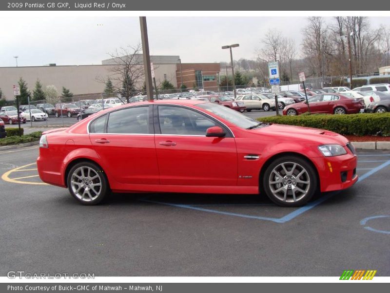 Liquid Red / Onyx 2009 Pontiac G8 GXP