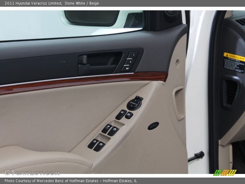 Stone White / Beige 2011 Hyundai Veracruz Limited