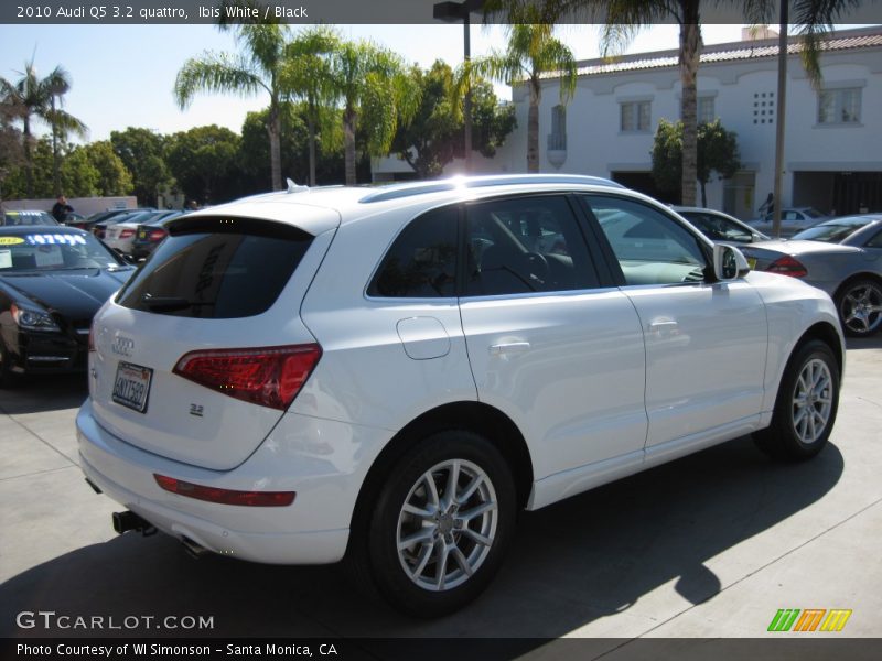 Ibis White / Black 2010 Audi Q5 3.2 quattro