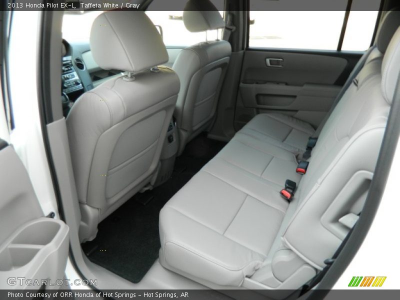 Taffeta White / Gray 2013 Honda Pilot EX-L