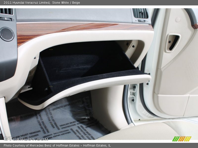 Stone White / Beige 2011 Hyundai Veracruz Limited
