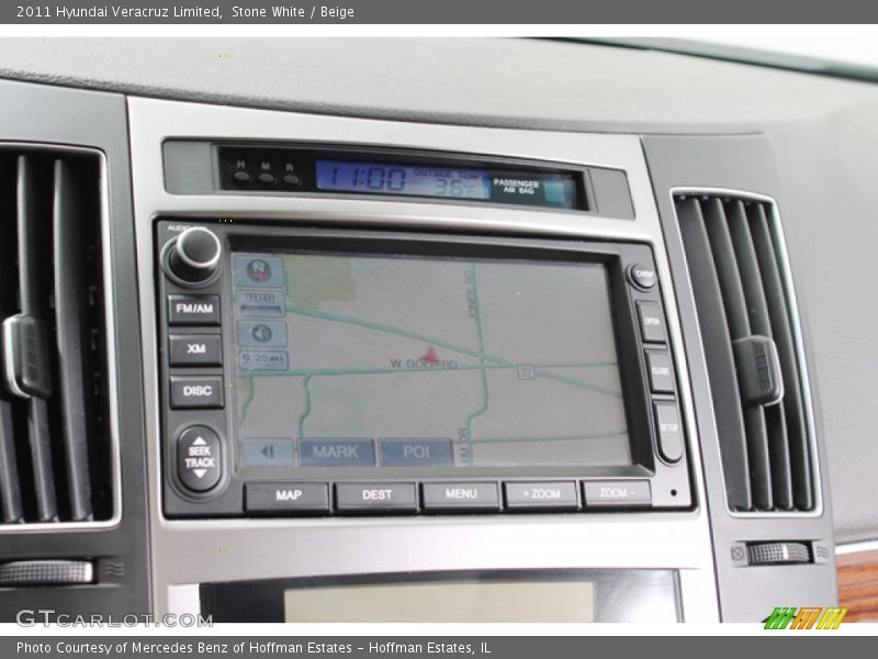 Stone White / Beige 2011 Hyundai Veracruz Limited
