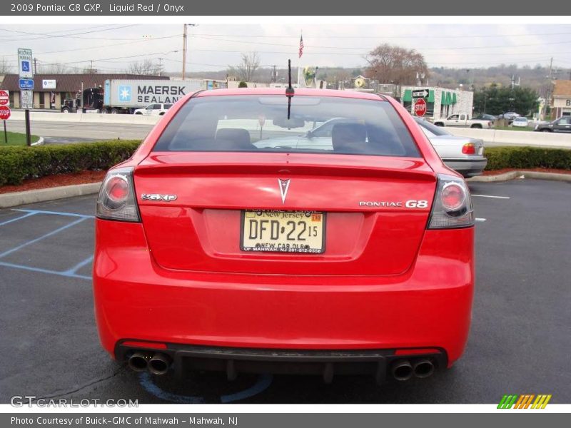 Liquid Red / Onyx 2009 Pontiac G8 GXP