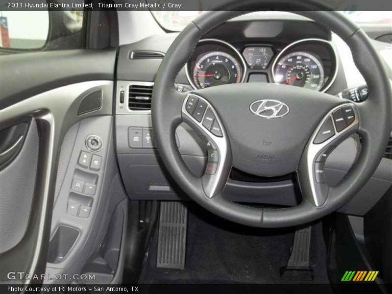 Titanium Gray Metallic / Gray 2013 Hyundai Elantra Limited