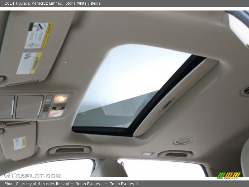 Stone White / Beige 2011 Hyundai Veracruz Limited