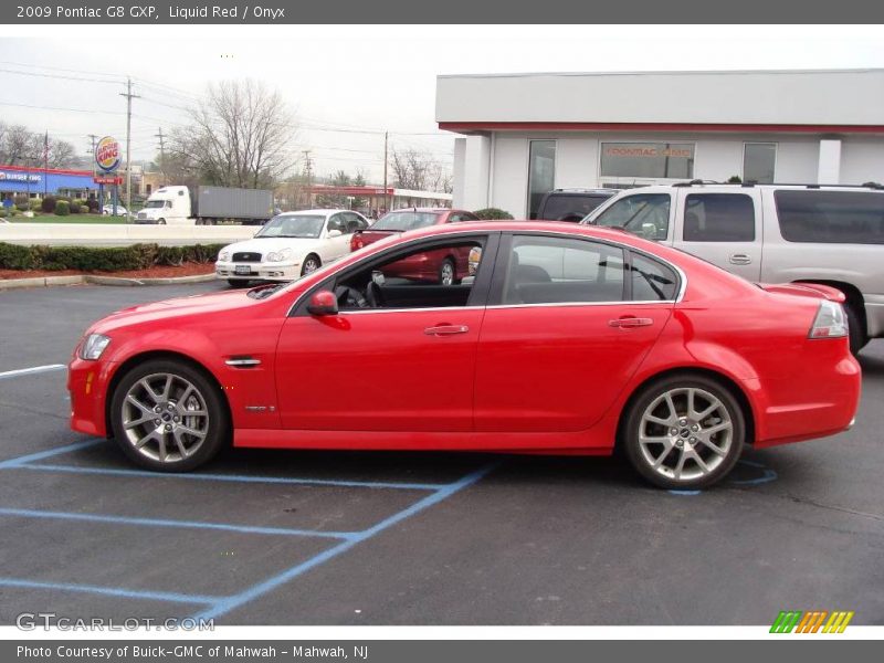Liquid Red / Onyx 2009 Pontiac G8 GXP