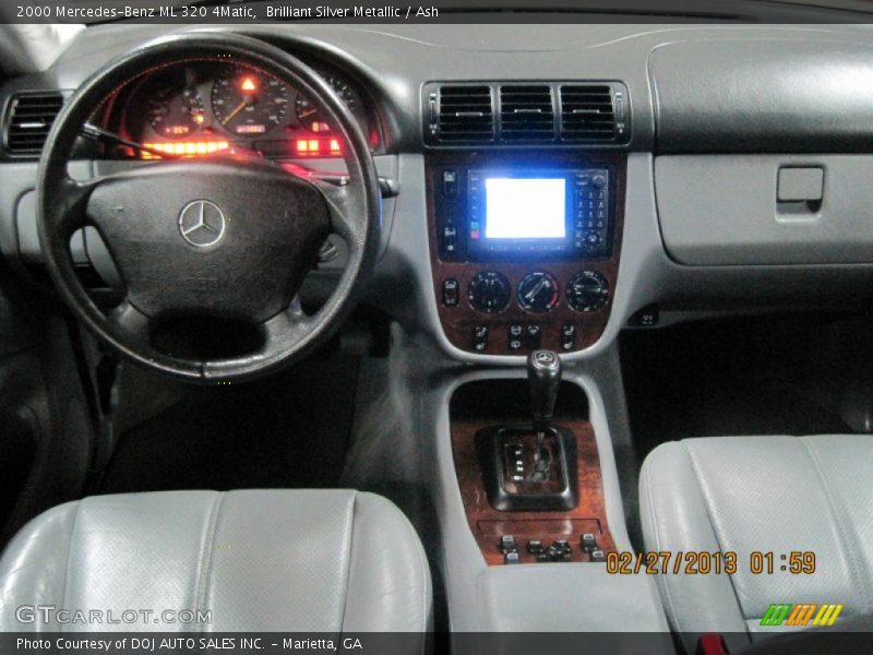 Brilliant Silver Metallic / Ash 2000 Mercedes-Benz ML 320 4Matic