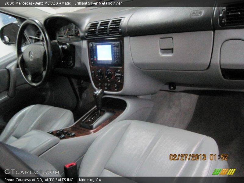 Brilliant Silver Metallic / Ash 2000 Mercedes-Benz ML 320 4Matic