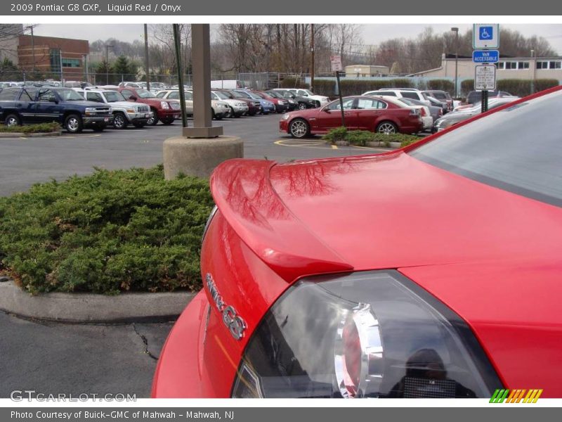 Liquid Red / Onyx 2009 Pontiac G8 GXP