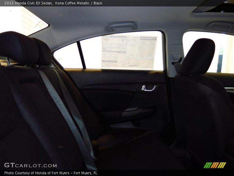 Kona Coffee Metallic / Black 2013 Honda Civic EX Sedan