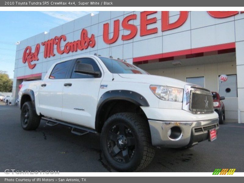 Super White / Black 2010 Toyota Tundra SR5 CrewMax 4x4